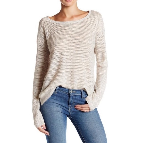 Joie Linen Blend Knit Sweater Pullover Size M - Picture 1 of 9